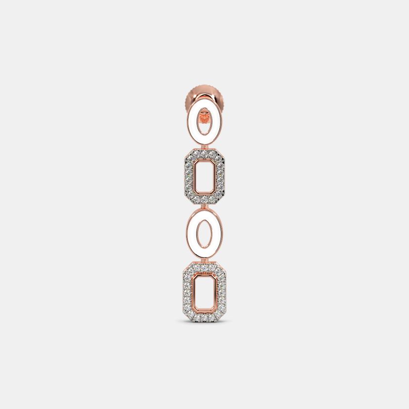 The Moderna Dangler Earrings - image 4