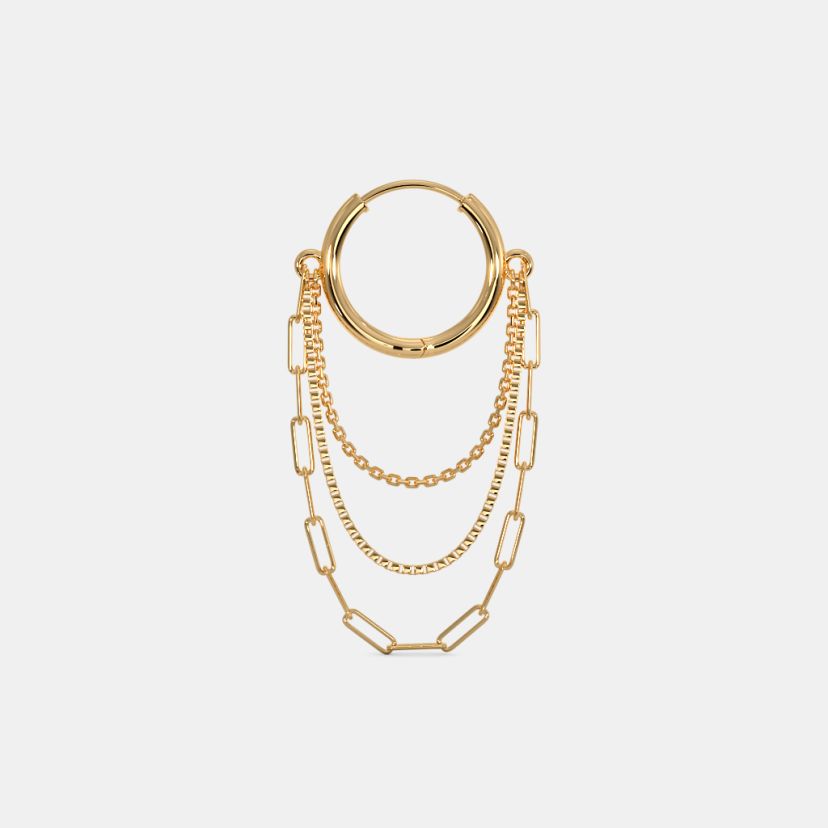 The Gulden Layer Dangle Hoop Earrings - image 7