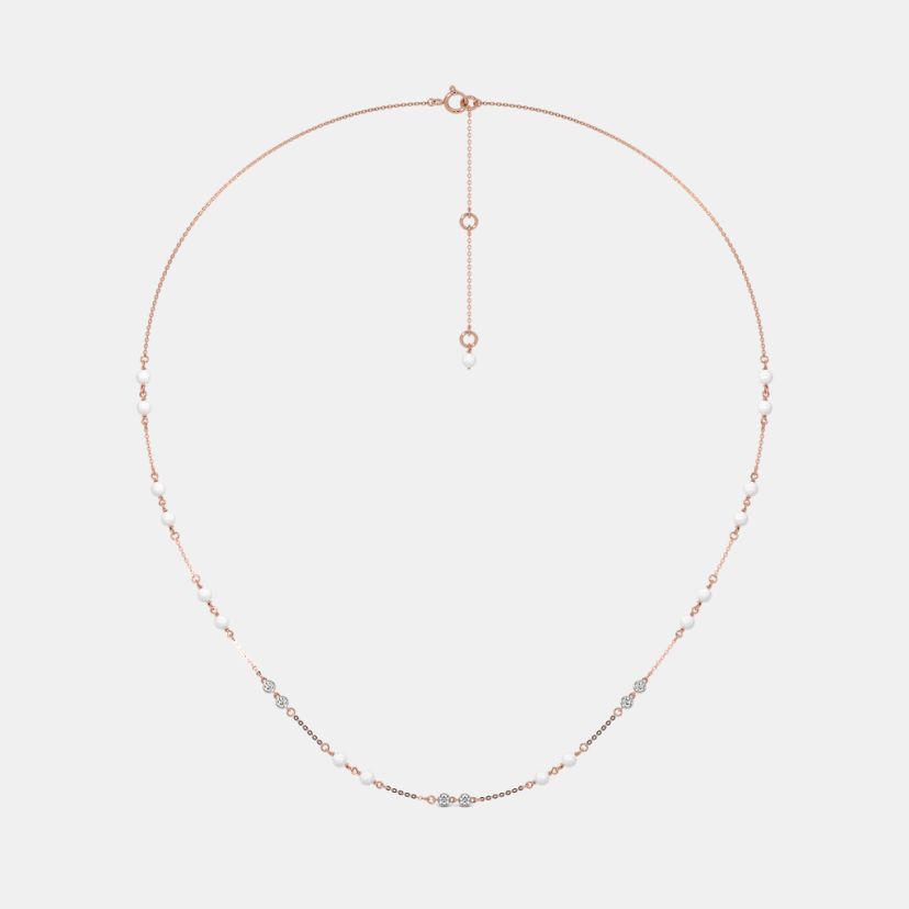 The Porce Halo Station Necklace - image 4
