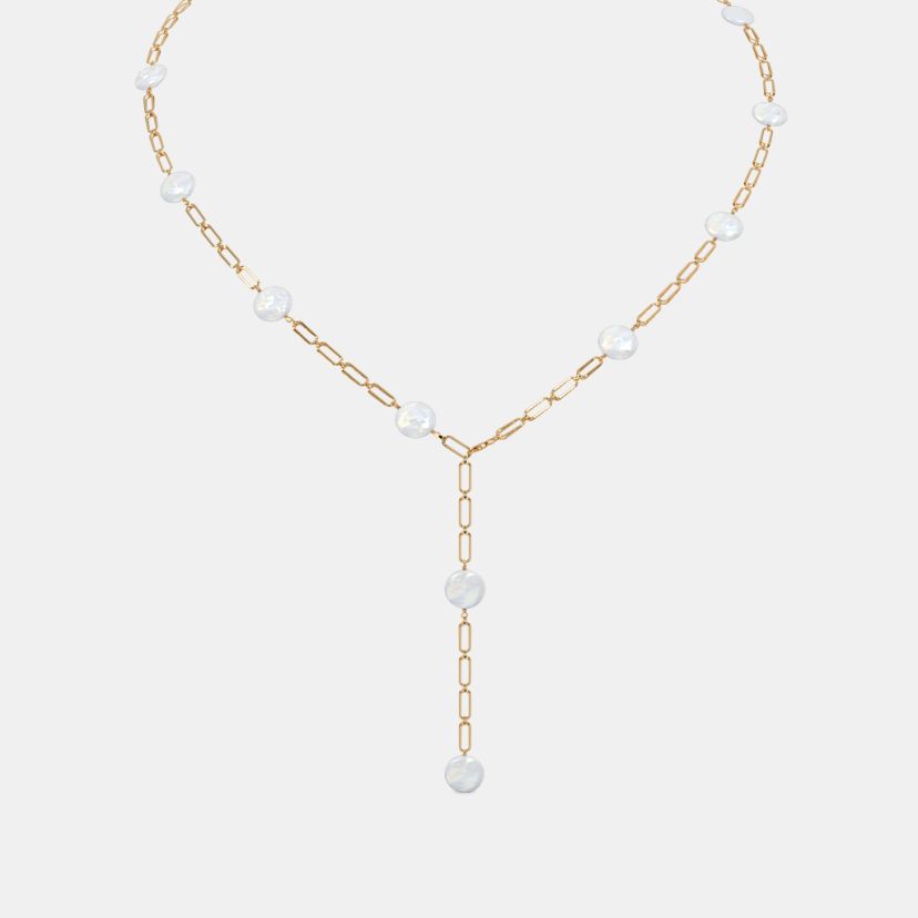 The Saffron Link Multiwear Necklace - image 1
