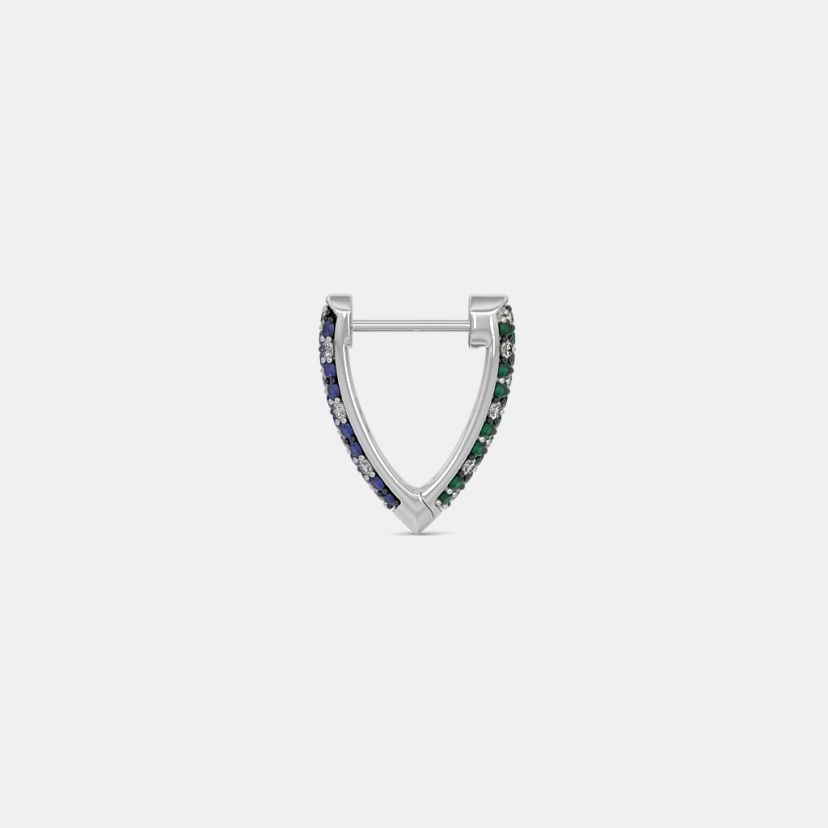 The Mint Marina Two Way Hoop Earrings - image 8
