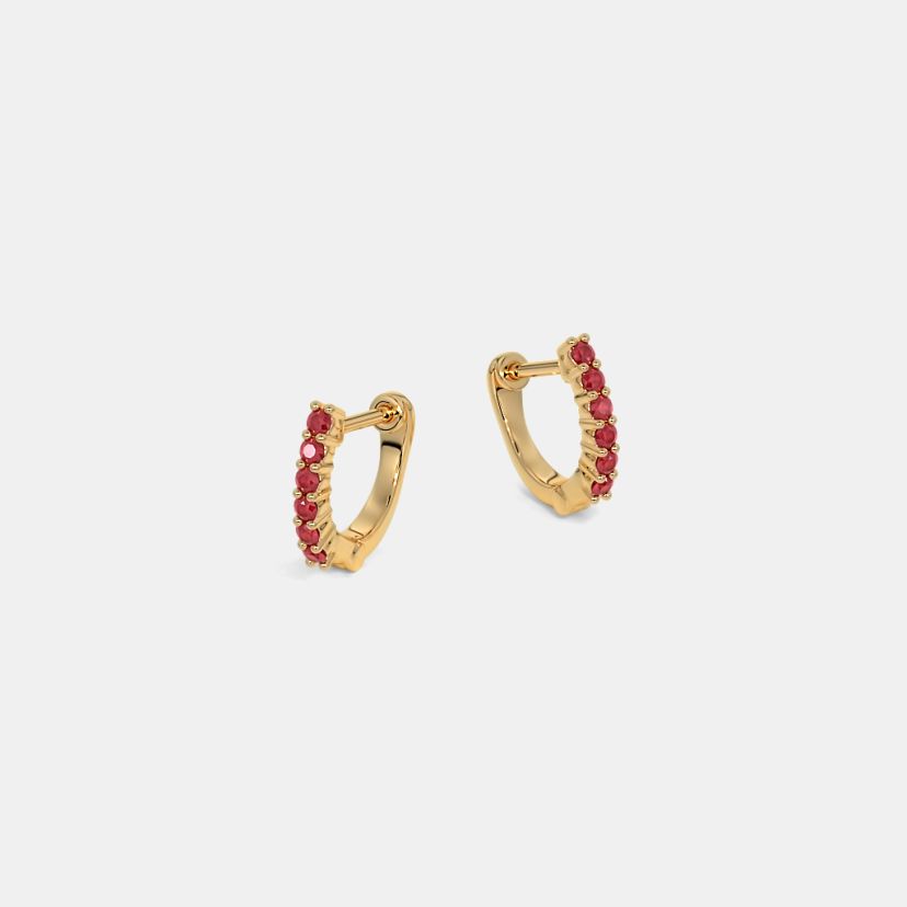 The Napua Multi Pierced Hoop Earrings - image 5