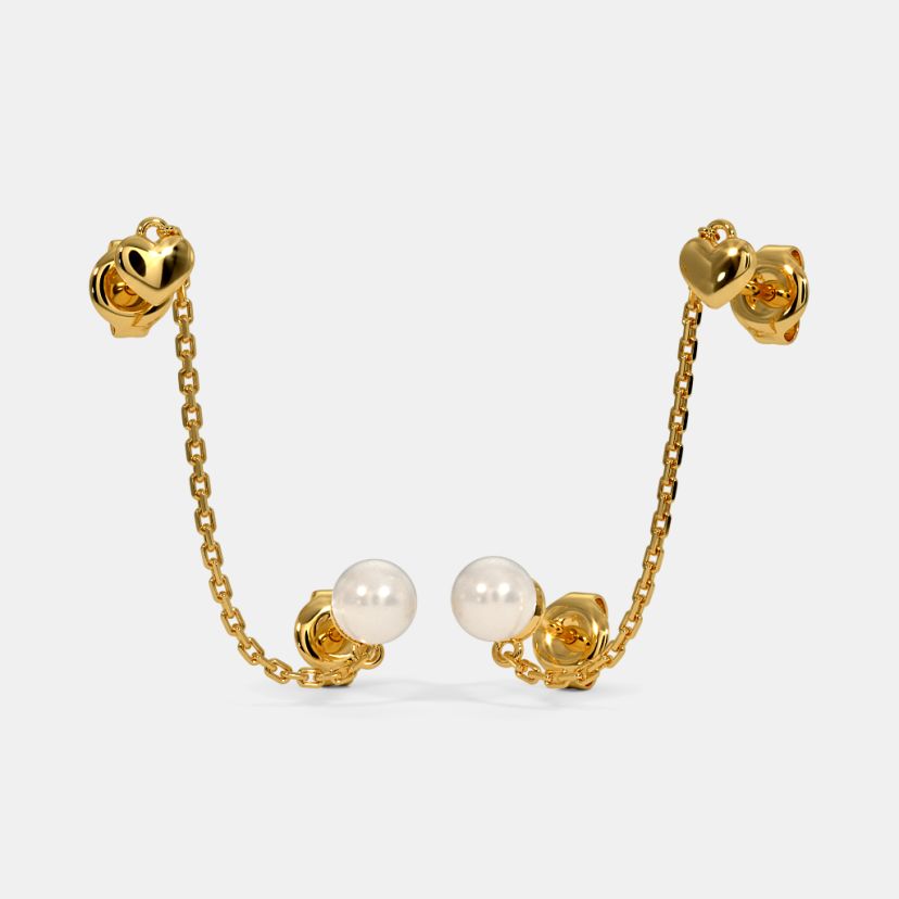 The Keanu Multi Pierced Stud Earrings - image 1