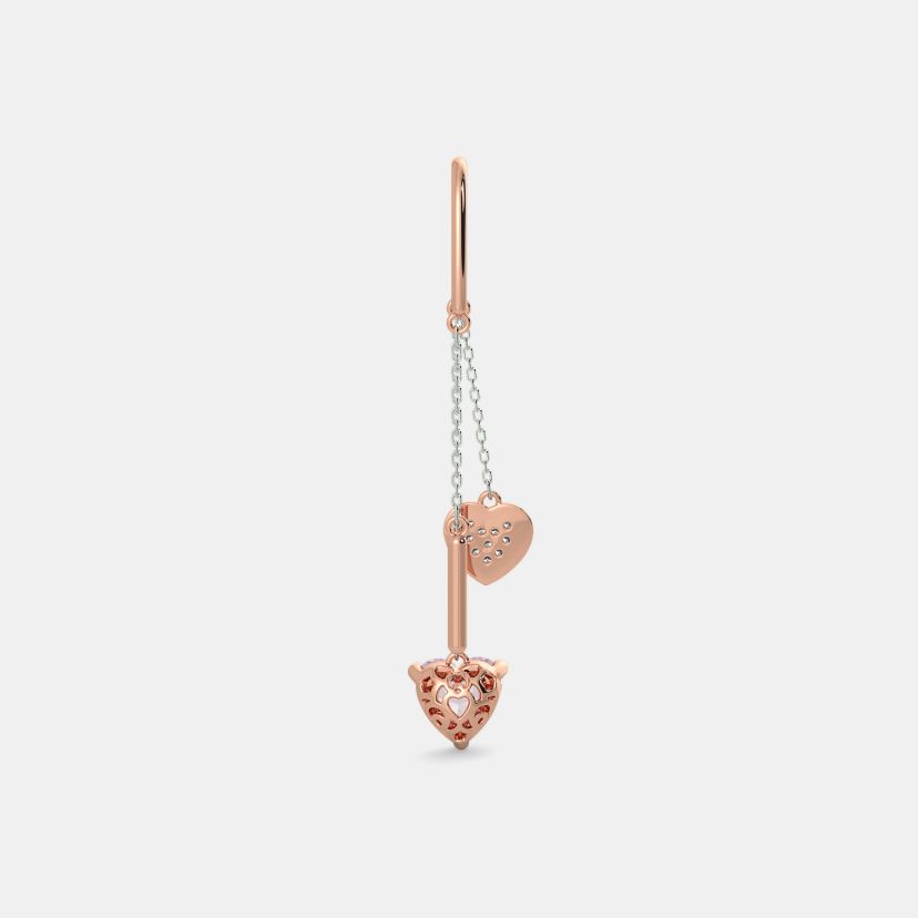 The Cira Rose Quartz Earrings - image 5