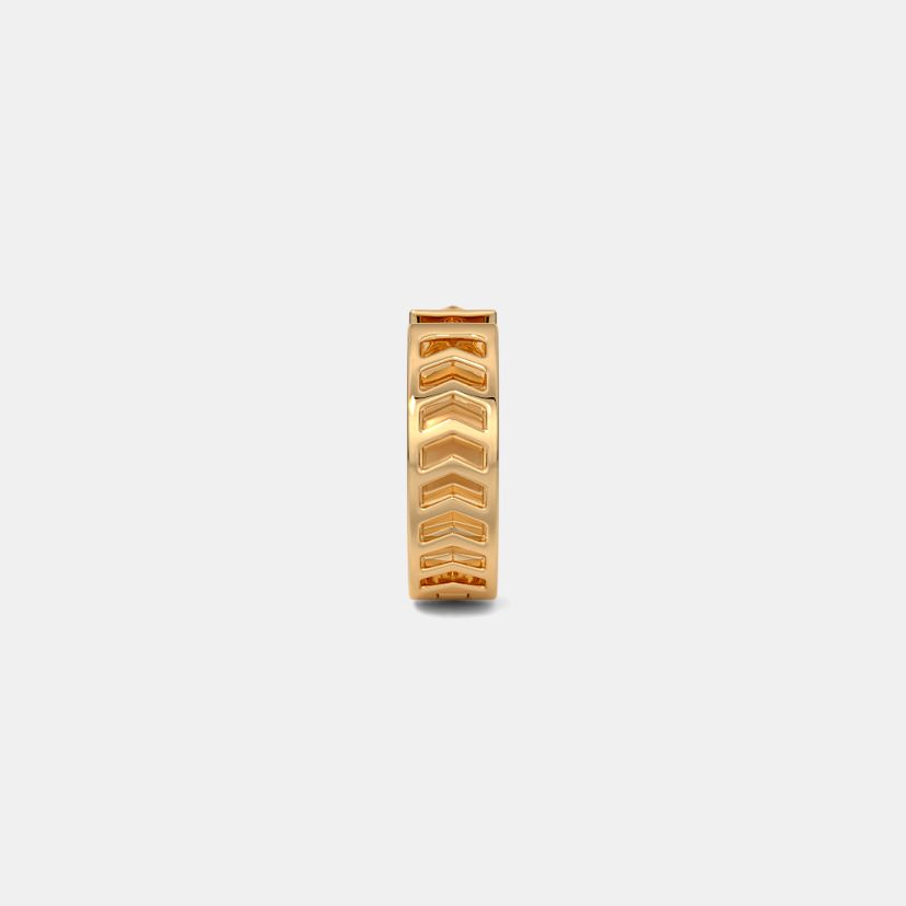 The Arrow Twist Hoop For Him - image 6