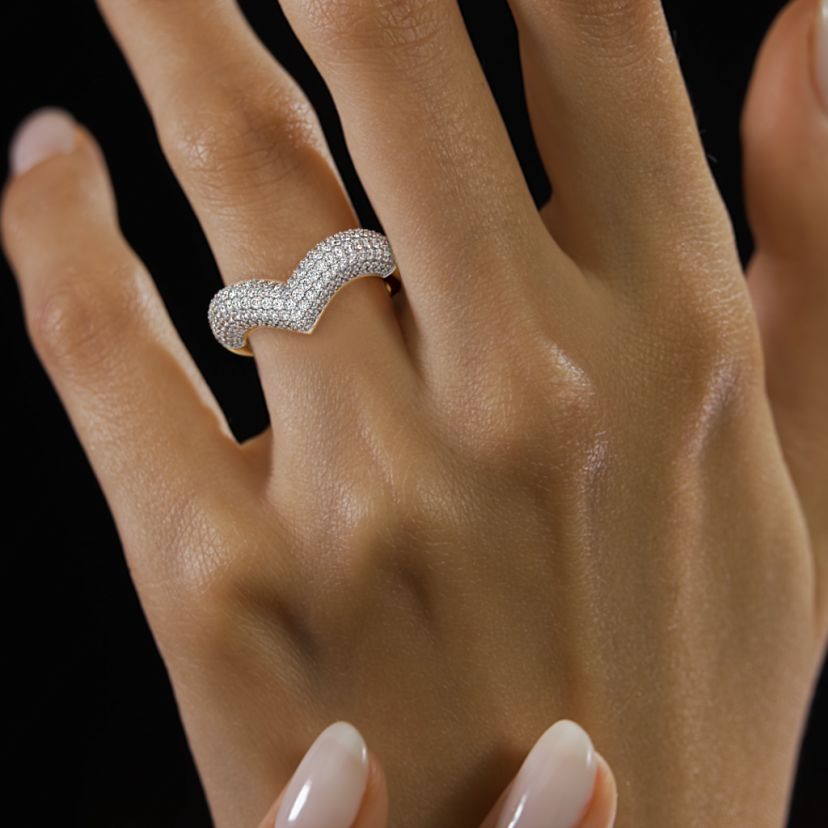 The Swell Chevron Ring - image 4