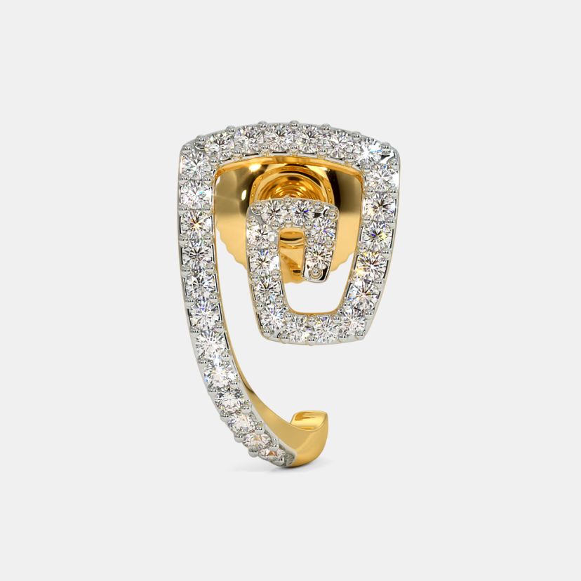 The Effervescent J Hoop Earrings - image 4