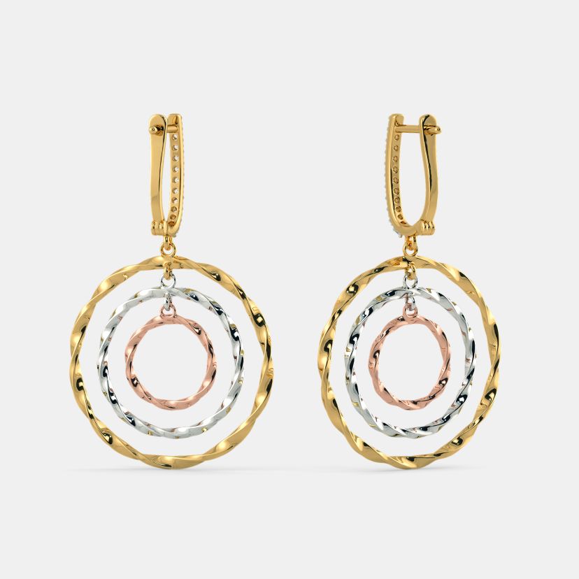 The Pierre Threetone Drop Earrings - image 8