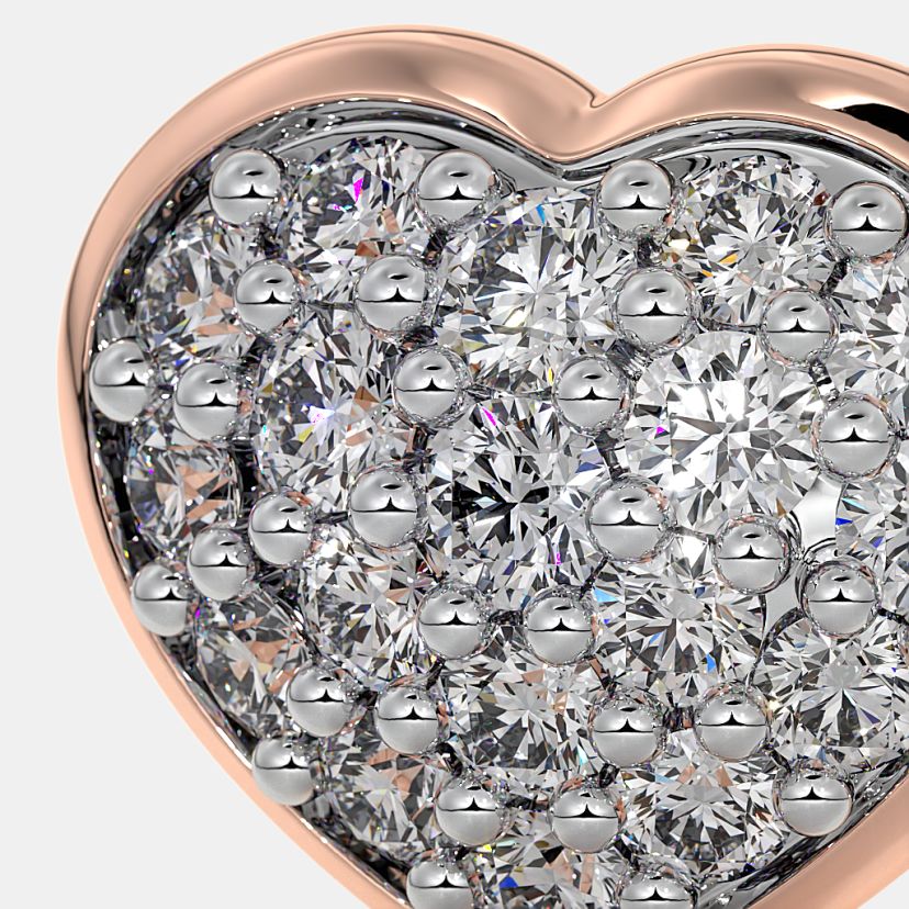 The Fiducia Heart Stud Earrings - image 5