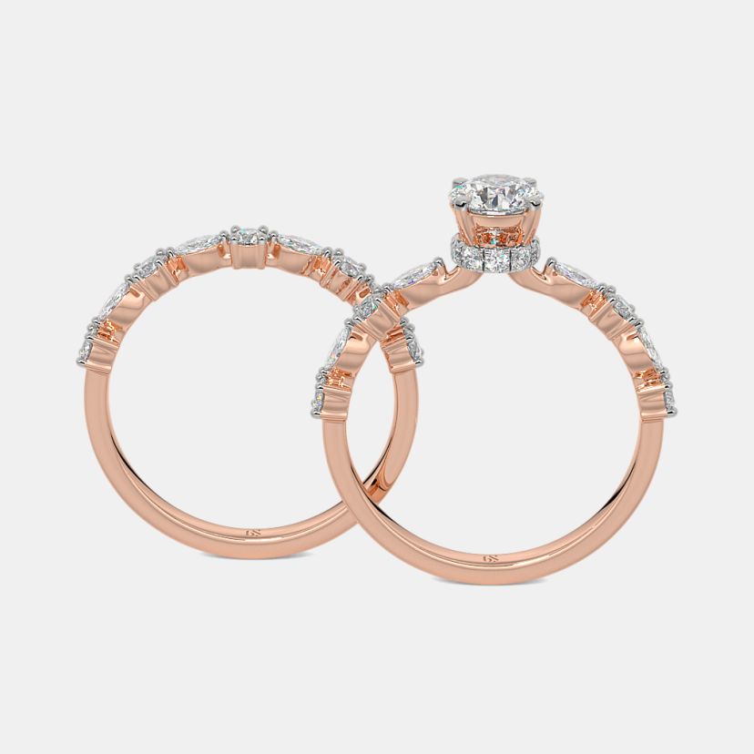The Lumiere Des Etoiles Bridal Ring Set - image 9