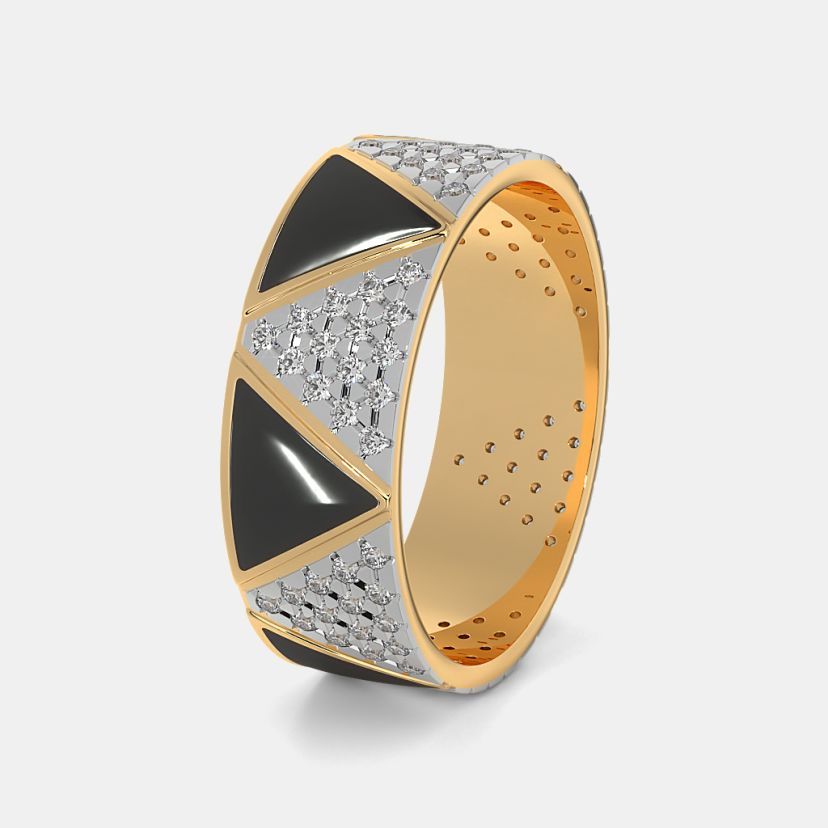 Diamond studded gold rings store