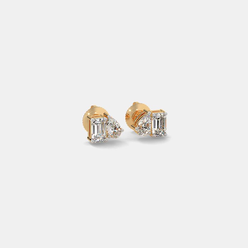 The Galina Solitaire Stud Earrings - image 6