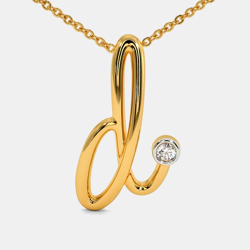 The Cursive D Necklace - image 5