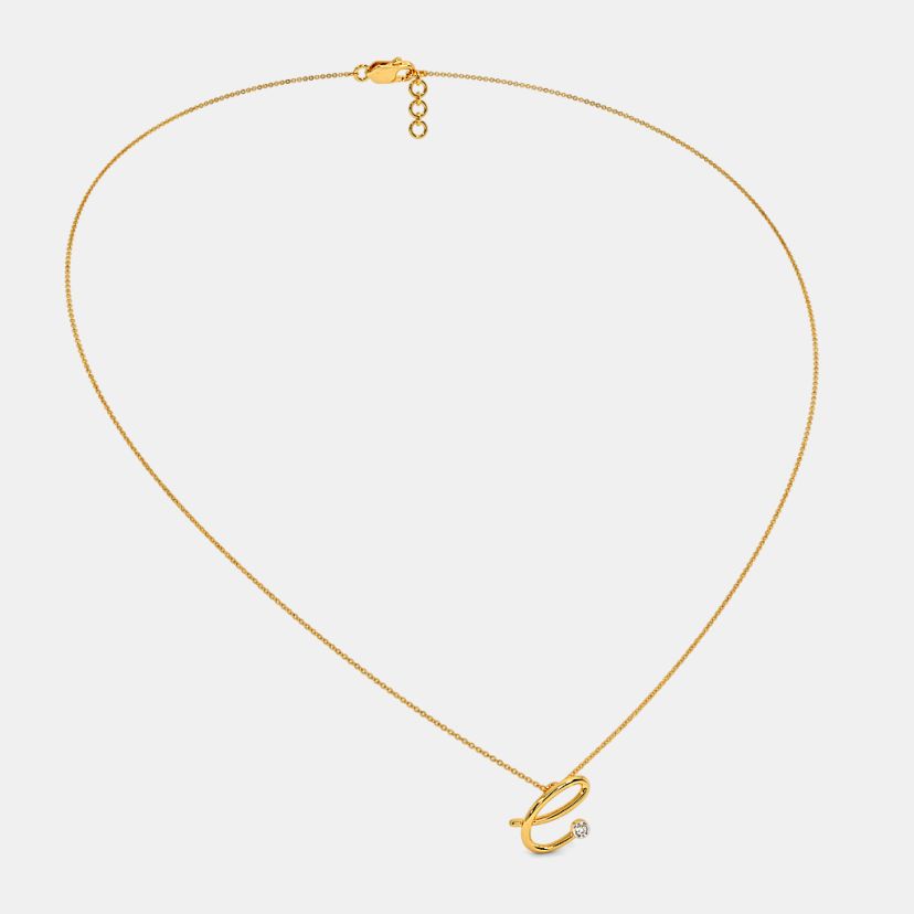 The Cursive E Necklace - image 6