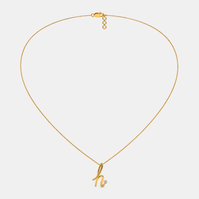 The Cursive H Necklace - image 4