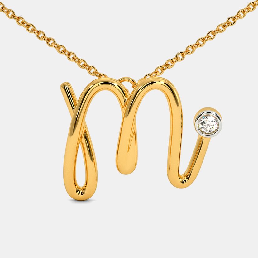 The Cursive M Necklace - image 5