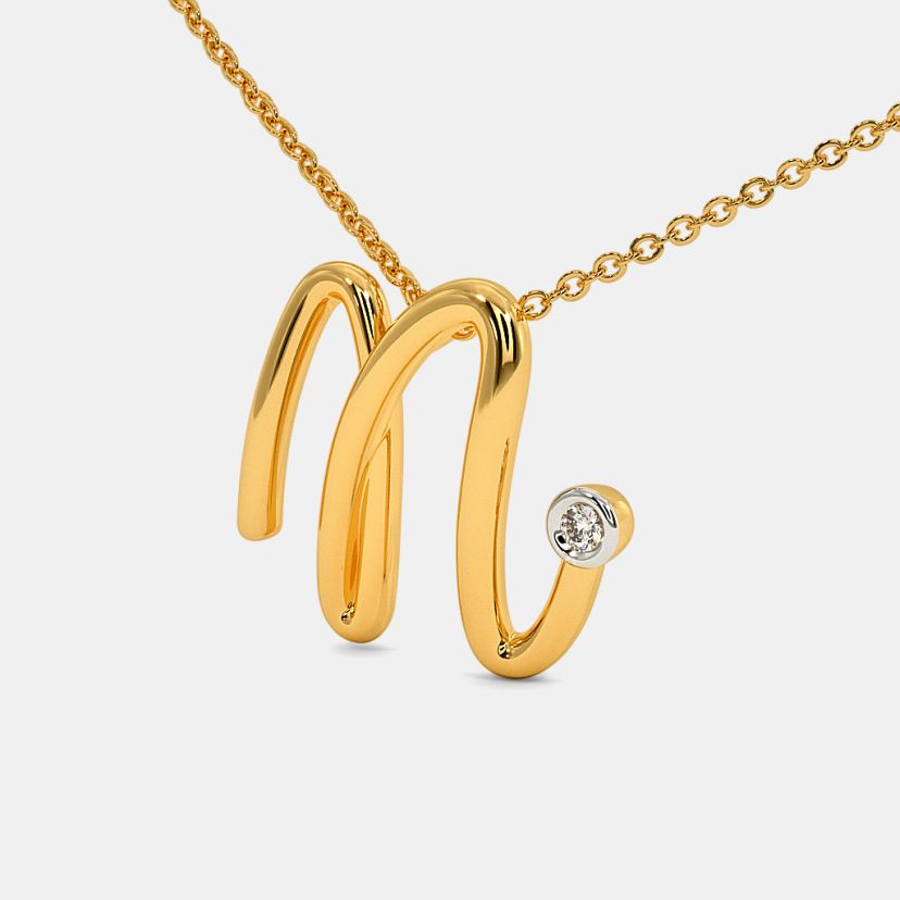 The Cursive N Necklace - image 1