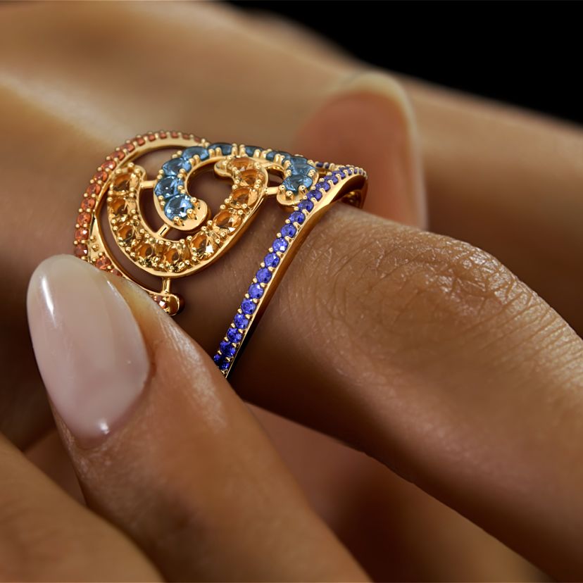 The Galactic Swirl Ring - image 6