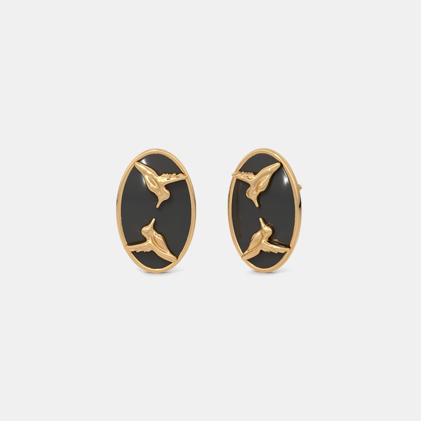 The Ovalfly Stud Earrings - image 1