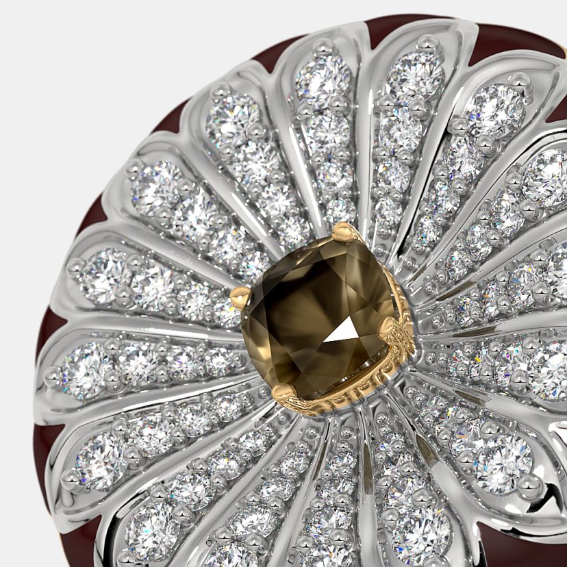The Velvet Mosaic Statement Ring - image 5