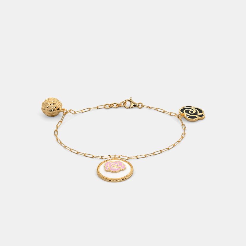 The Vintage Flora Charm Bracelet - image 1