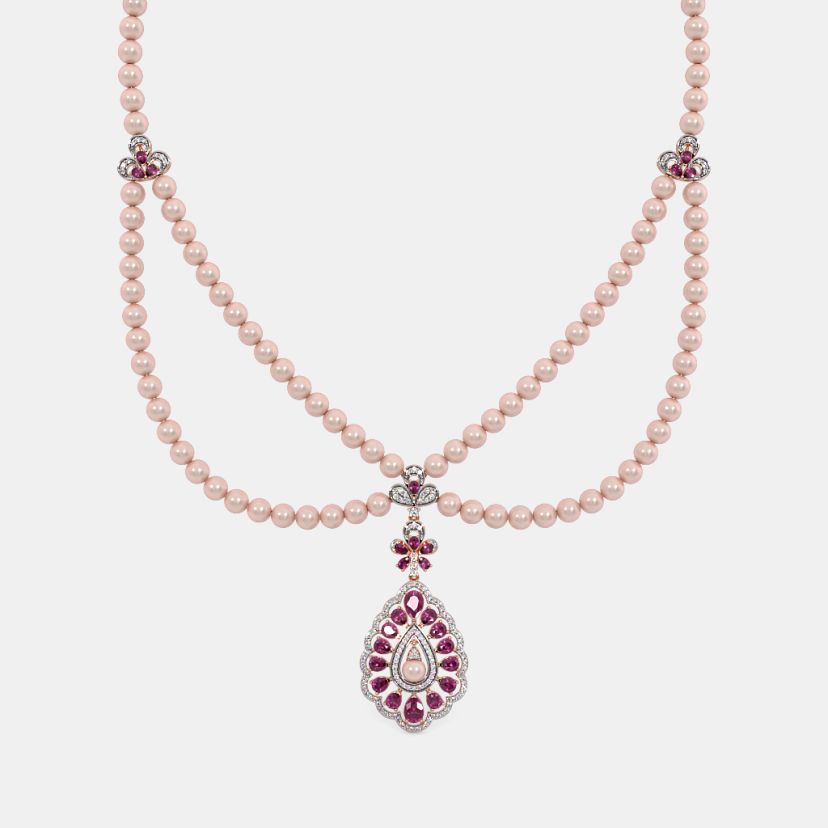 The Crimson Bloom Collar Necklace - image 1