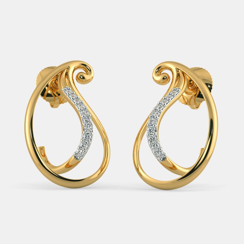 The Asmita Paisley Stud Earrings - image 1