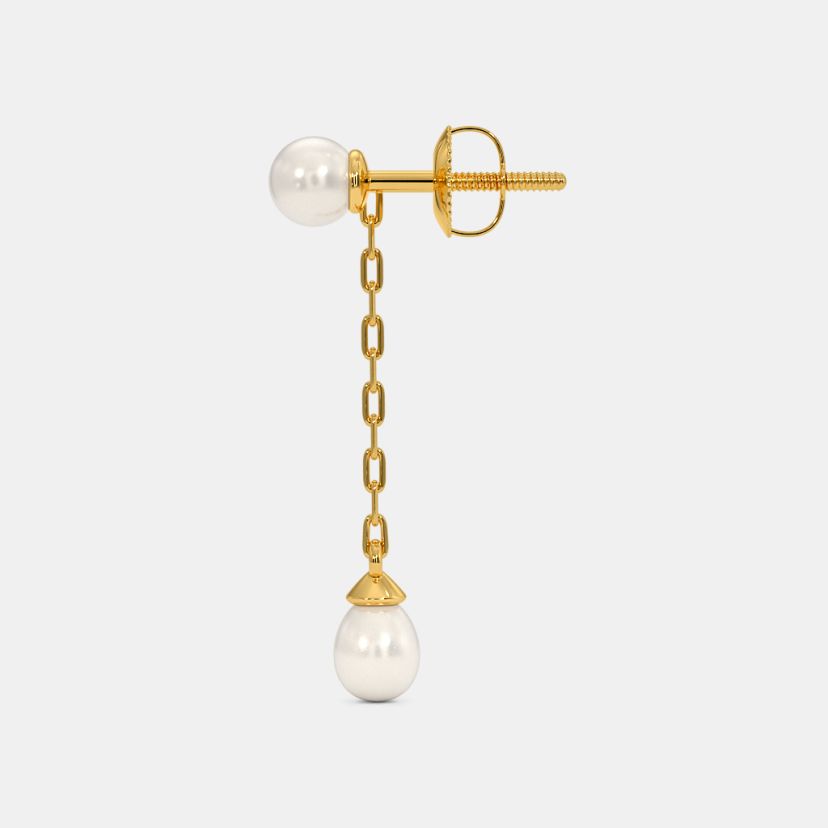 The Pearl Essence Dangler Earrings - image 5
