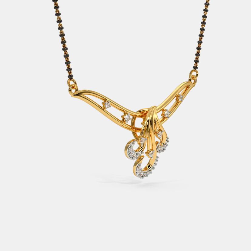 The Mahika Convertible Mangalsutra Pendant - image 9
