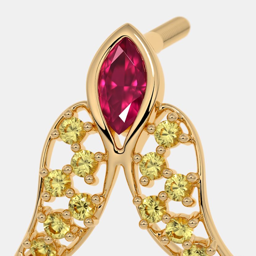 The Suryika J Hoop Earrings - image 3
