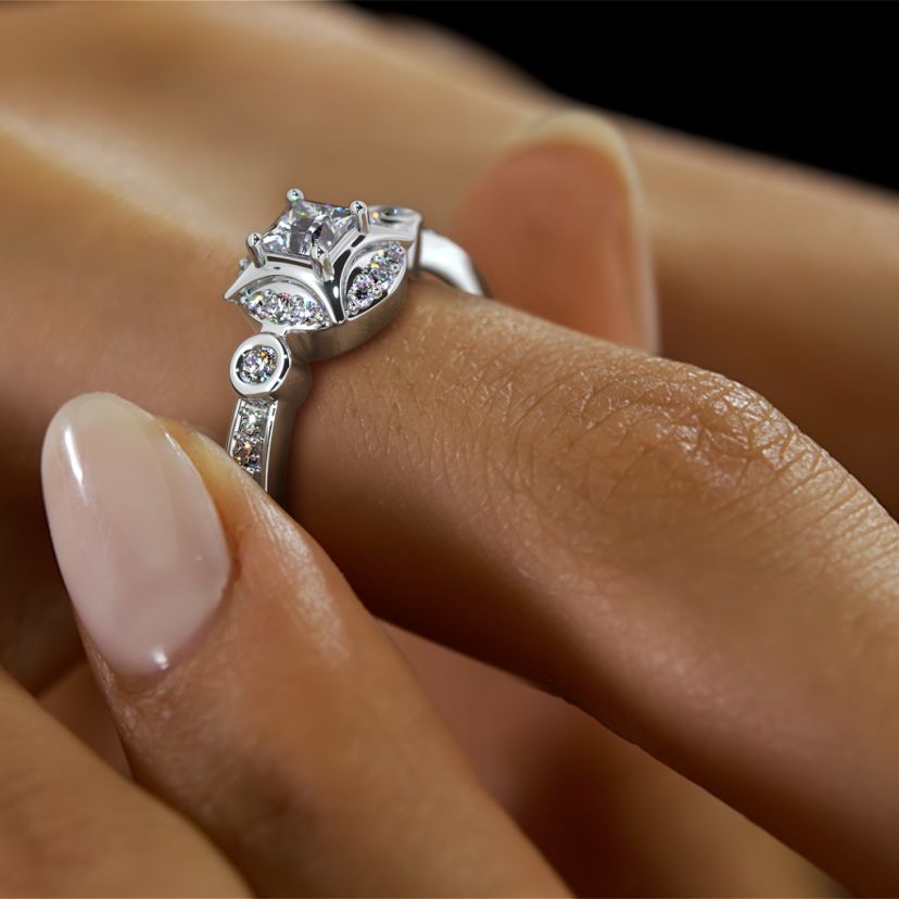 The Nevaya Solitiare Ring - image 6