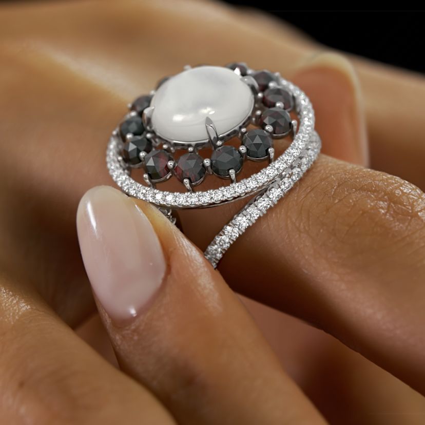 The Monochromatic Cocktail Ring - image 6