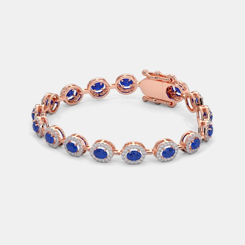 The Elliptical Elegance Tennis Bracelet - image 4