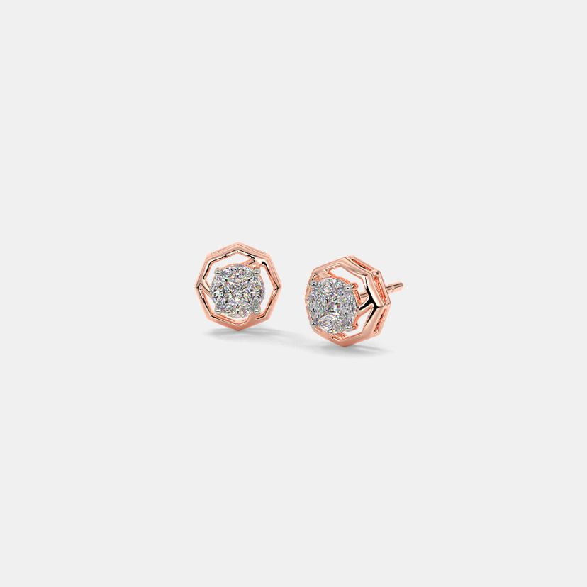 The Edged Stud Earrings - image 1