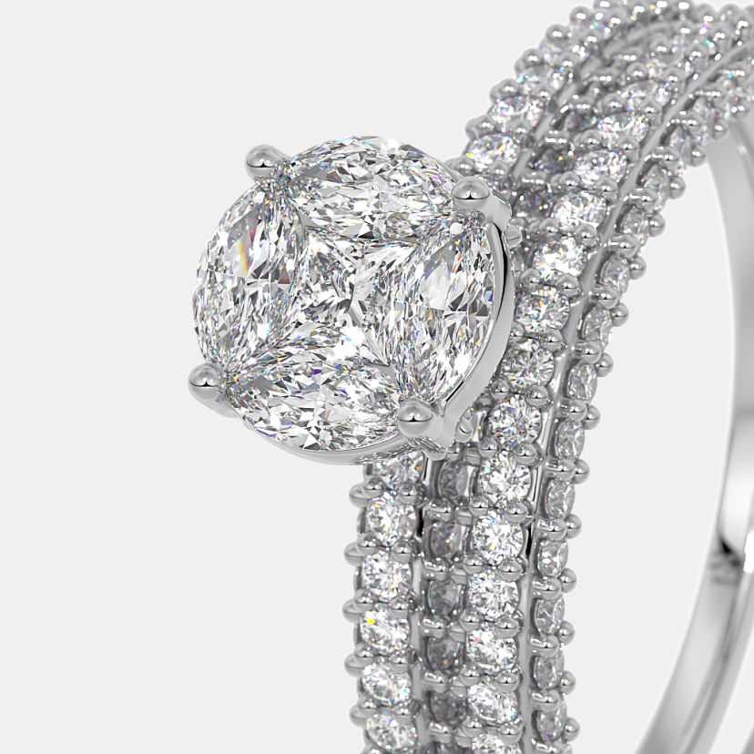 The Roundsilk Bridal Ring Set - image 5