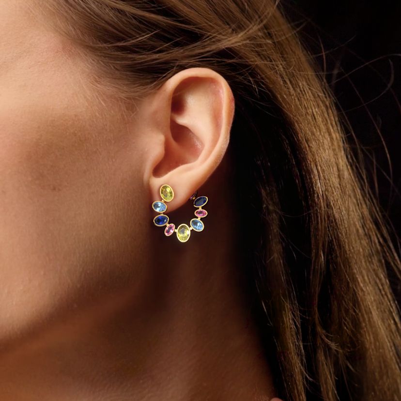 The Xyvarian Orange Peel Earrings - image 3