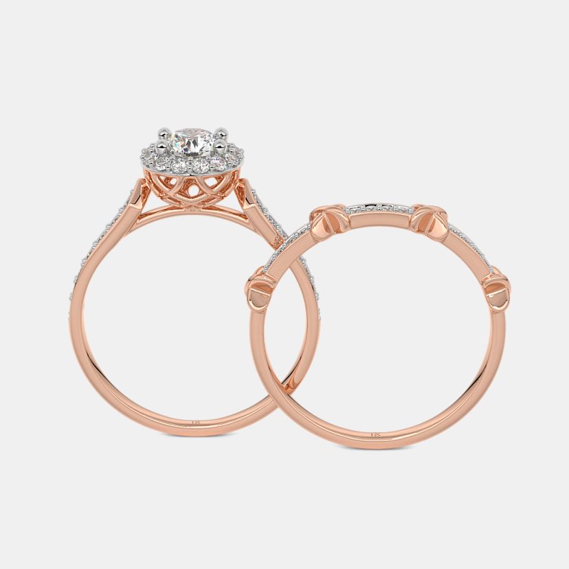The Rosavelle Bridal Ring Set - image 8