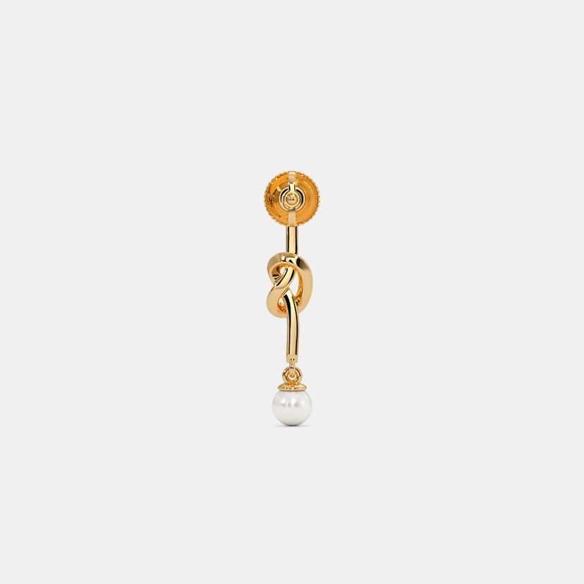 The Syem Knot Drop Earrings - image 6