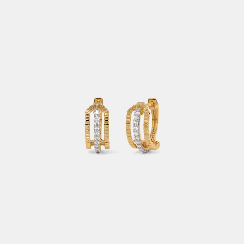The Linare Huggie Earrings - image 1
