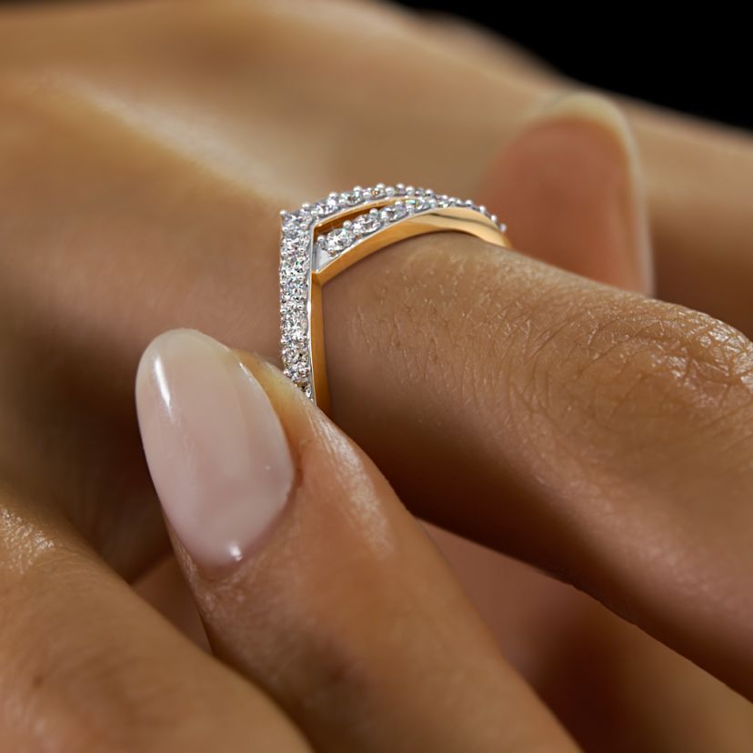 The Wafiya Chevron Ring - image 6