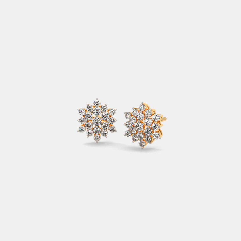 Half gram gold earrings designs sale