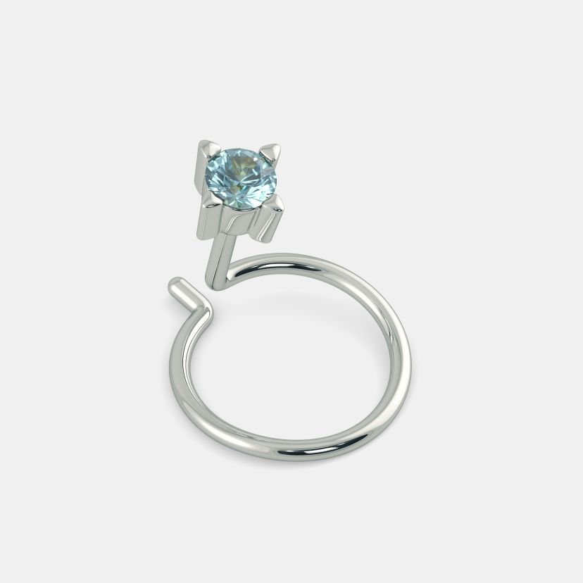 Buy Gemstone Nose Pins Designs Online BlueStone India s 1 Online Jewellery Brand
