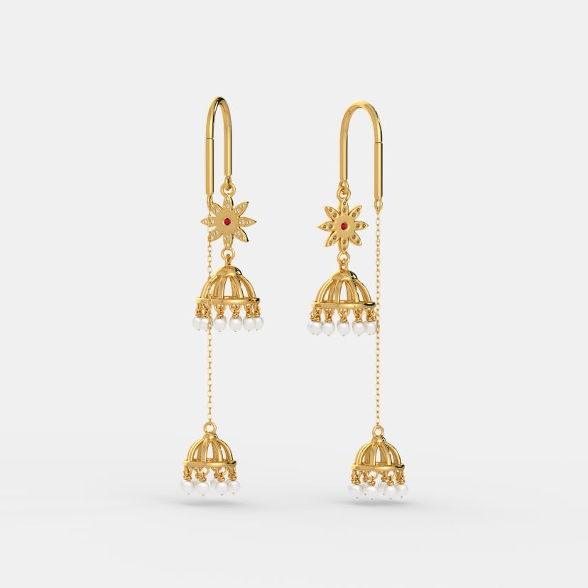 The Khushi Sui Dhaga Earrings - image 8