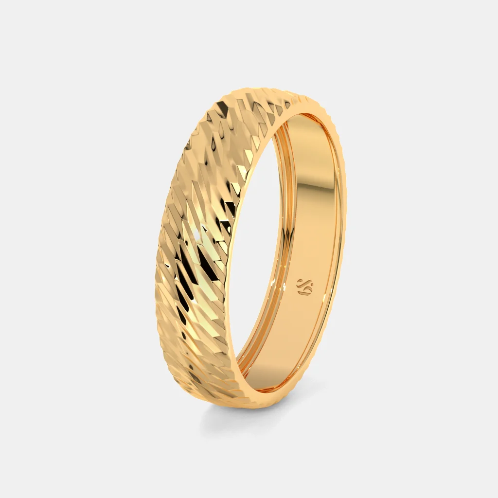 The Arkee Textured Band For Him | BlueStone.com