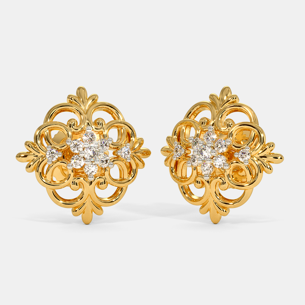 The Ulani Stud Earrings | BlueStone.com