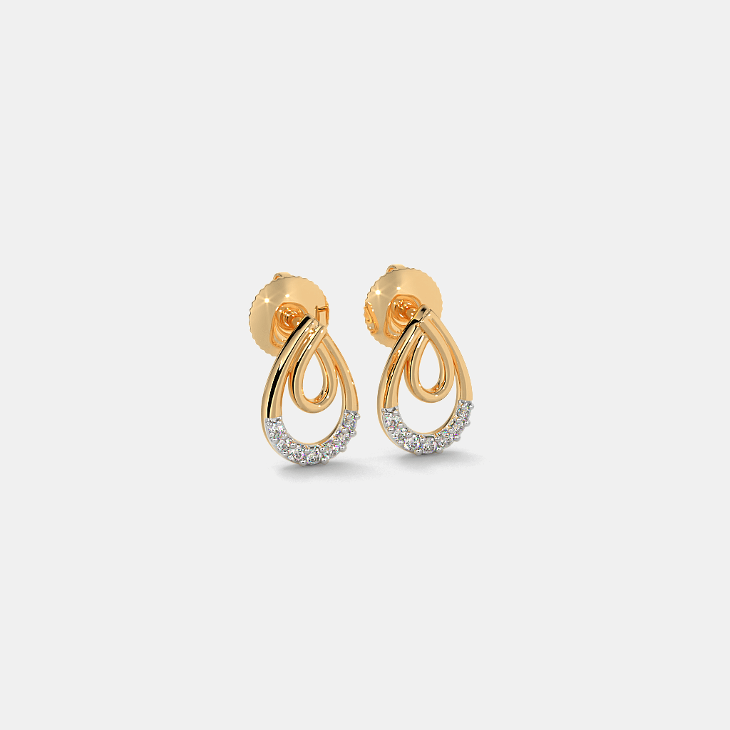 The Zanya Stud Earrings | BlueStone.com