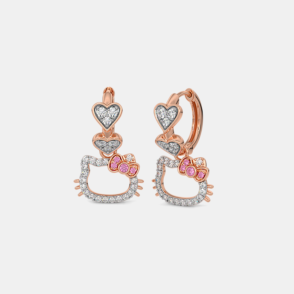 The Chibi Dangle Hoop Earrings