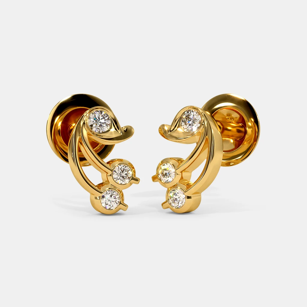 The Basabi Stud Earrings | BlueStone.com