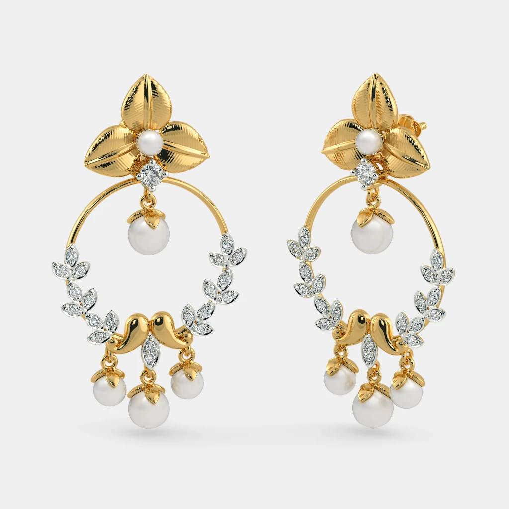 The Mehrunisa Chand Bali Earrings | BlueStone.com