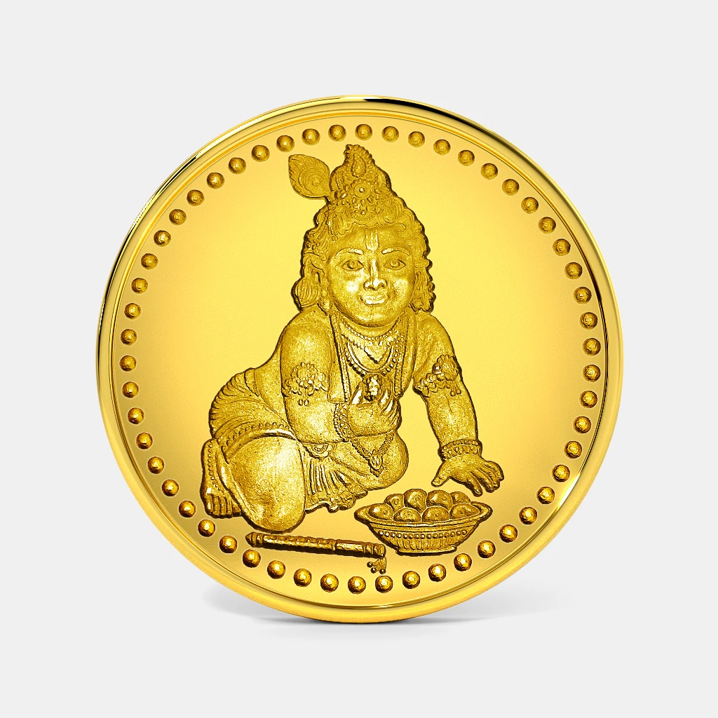 20 gram 24 KT Krishna Gold Coin